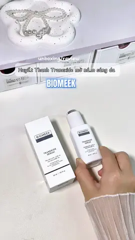 Chân ái cho mí bà da thâm đỏ, thâm đen, nám tàn nhang nè #xuhuong #unboxcunganan #unboxing #tiktok #serummonam #biomeek 