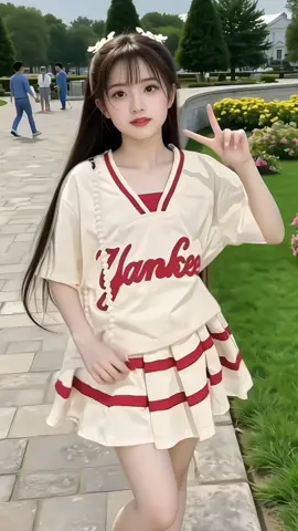 Set Váy Bộ Xếp Ly, Áo Cổ cách tân in chữ YANKEE, Váy thời trang có LỚT QUÂN, Set thời trang Bé Gái và Mẹ tỪ 9-55 Kg