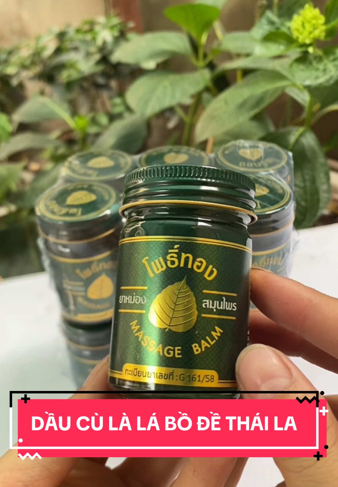 Dầu cù lá lá bồ đề Thái Lan hũ 50gr  #daucula #dauculabodothailan #daumat #videoxuhuong #hottrendtiktok 