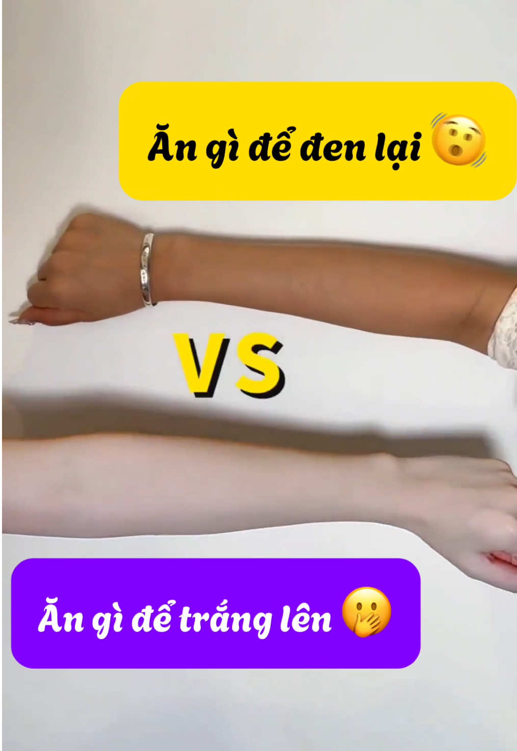 🥗 Ăn gì để đen lại? Ăn gì để trắng lên? Lại đây tui bật mí cho nè, không cần kem chỉ cần ăn đúng là da đổi tone luôn á 😳 Te da nâu hay da trắng đều cần biết điều này nha! 👀✨#fypage #learnontiktoktogether #douyin #xuhuongtiktok2025 #meolamdep #beautyhacks #hengebeauty #datrang #meolamdep #skincaretips #TikTokBeauty 