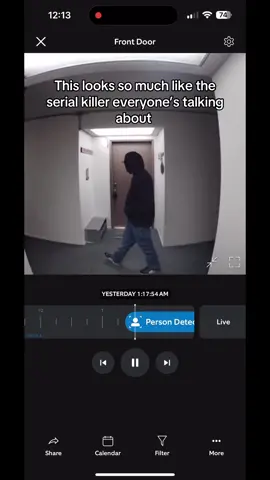 This happened yesterday at 1:18 in the morning then he came back around 2:40am & I live in north Hollywood on Lankershim. everyone be aware & lock your doors! #serialkiller #besafe #ringcamera #ringcam #breakingnews #northhollywood 