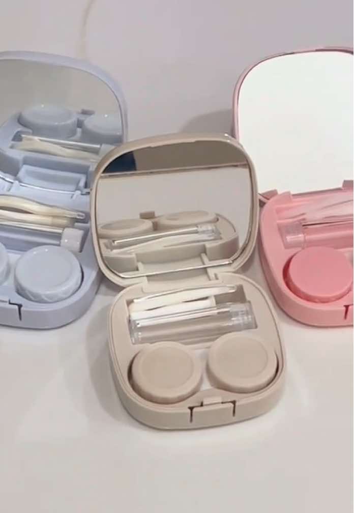Super useful contact lens case kasi all in one kit na siya! Sobrang perfect lalo na kapag nag ttravel 😍 #contactlenses #contactlenscase #contactlenskit #contactlenswithsolution #contactlenswithmirror 