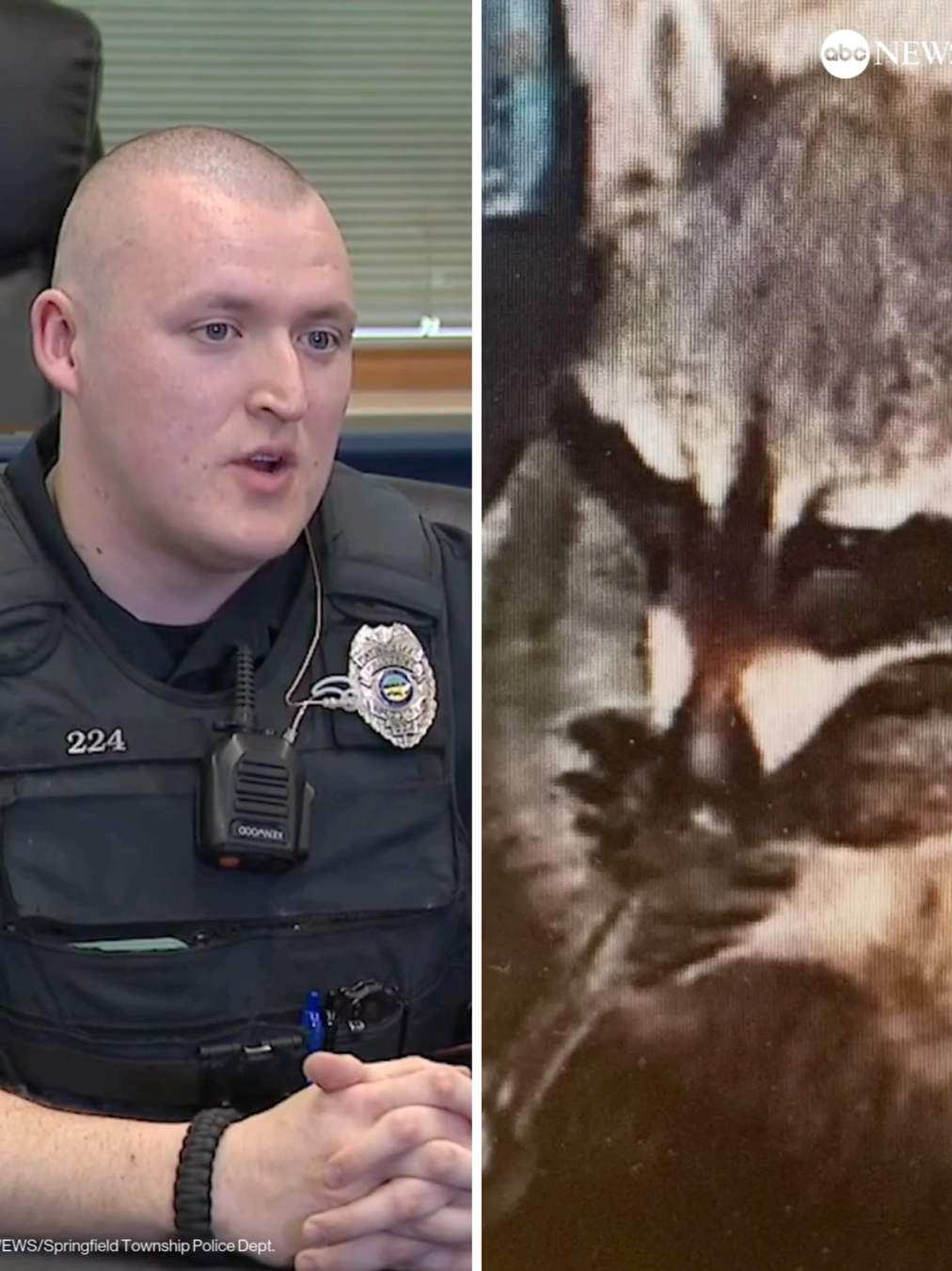 The Ohio police officers who encountered a raccoon named Chewy holding a meth pipe during a traffic stop held a press conference on Wednesday to discuss the unusual situation. They told reporters they're making sure both Chewy and its owner are getting the help they need.