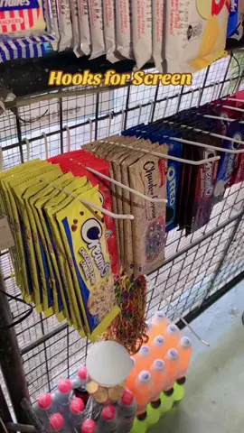 Ganda sa tindahan Ito. Hooks for screen para sa MAs Magandang display! #tindahanserye #hooksforscreen #tindahan #sarisaristore #storeorganizer #Storeowner  @Bebeb 🌼🛼 
