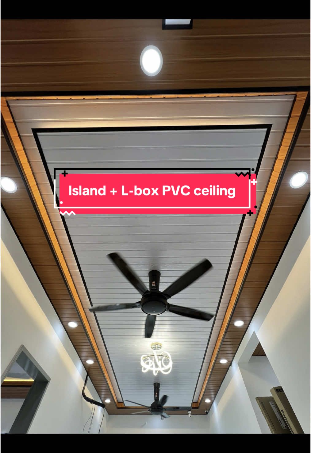 Part : 1 Site : TULIP RESIDENCE @ DENAI ALAM Living Dining : Island + Lbox pvc ceiling #pvcceiling #pvcpanel #pvcwallpanels #ceilingdesign #ceilingtrend #plasterceiling #interiordesign #interiordecor #trending #tulipresidencedenaialam #kl #wangsamaju #setapak #sentul #srirampai #ampang #kualalumpur  