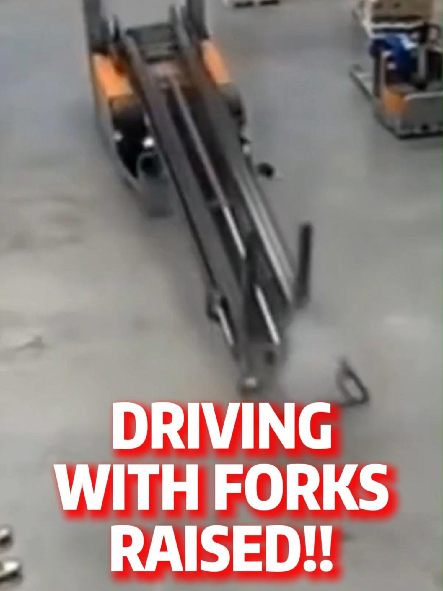 ⚠️ Have you developed this habit when driving a forklift? Lower the forks immediately after picking up the load. Take a look at the cost of this bad habit.⚠️ Share this with your forklift colleagues-sometimes even experienced drivers can tip over. #forkliftsafety #forklifttraining #forkliftraisedforks