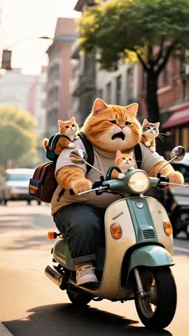 I became a father today #orangecat #funnycat #cutecat #fyp 