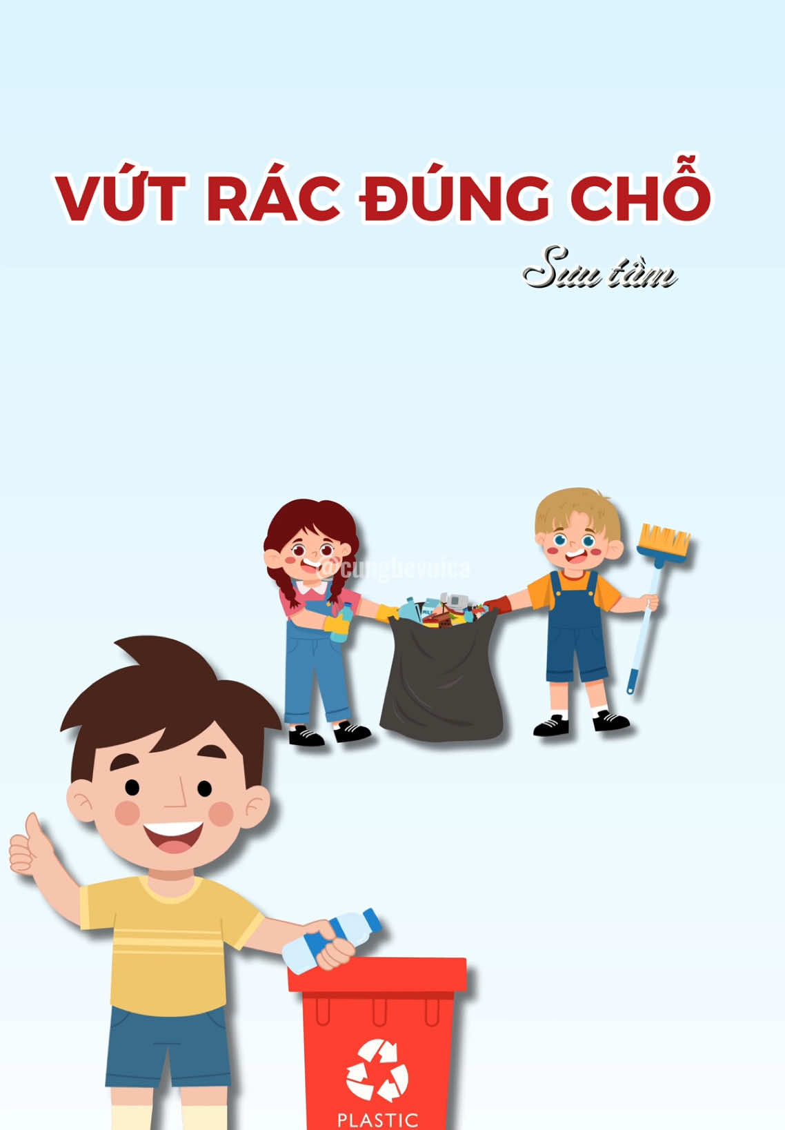 Bài thơ Vứt Rác Đúng Chỗ #cungbevuica #baovemoitruong #LearnOnTikTok #docthochobe #xuhuong 