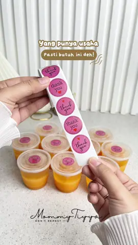 Yang punya usaha wajib pake ini biar produk kmu jdi cantik dan menarik😍 #sticker #stikerthankyou #stiker500pcs #stikerproduk #murah #viral #fyp 