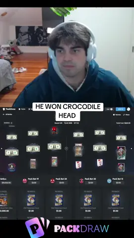 imagine winning crocodile head😭🤣🤣🤣. #crocodilehead #weird #win #packdraw #fyp #foryou 
