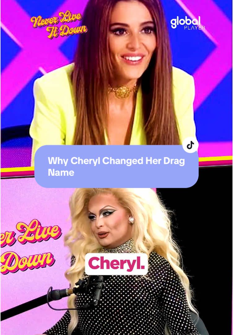 Cheryl meets.... Cheryl?!🤯 Listen to Never Live It Down with Vogue Williams on Global Player or wherever you get your podcasts🎧 @Cheryl The Queen 👑  #comedy #podcast #funny 