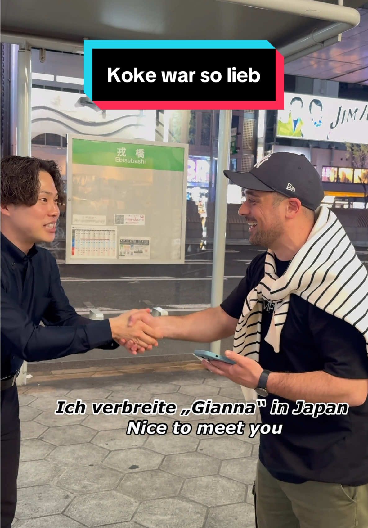 Ich verbreite meinen Song in #japan 🇯🇵. Koke ist so ein lieber. #dankbar solche Menschen kennenzulernen #gianna #gutelaune #ohrwurm #fy #fyp 