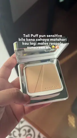 Benda boleh pakai powder sunscreen kan tak kacau makeup pon #carslan 