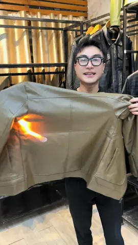 áo da đốt có cháy không các chế #thờitrangnam #aoda #aodanam #299 #muataitiktokshop 