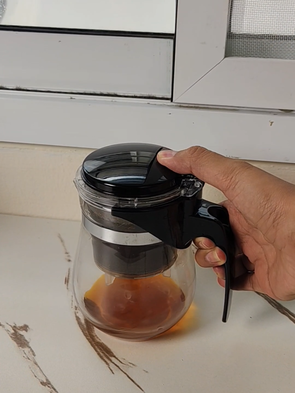 home cafe เล็กๆในบ้าน #เหยือกชงชา #เหยือกชงชากาแฟ #แก้วชงชา #แก้วชงชาพร้อมที่กรองชา 