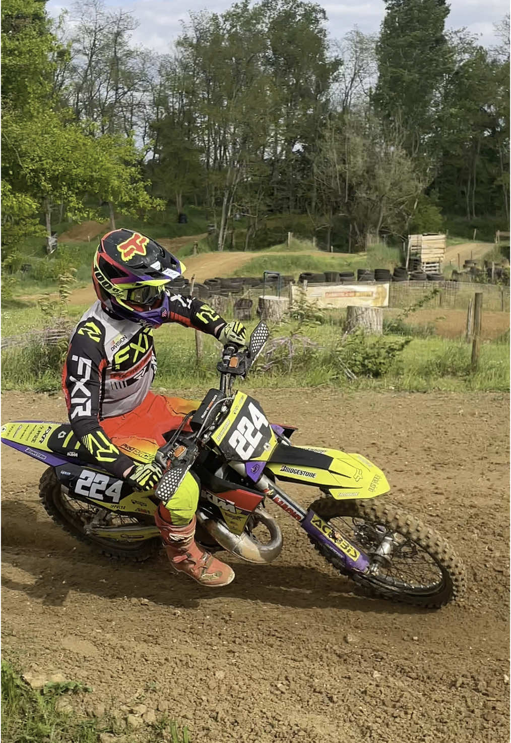 Bonnes vibes à la moto ⚡️  #125 #sx #224 #cross #training #ktm #ligue #course #pourtoi #fyp 
