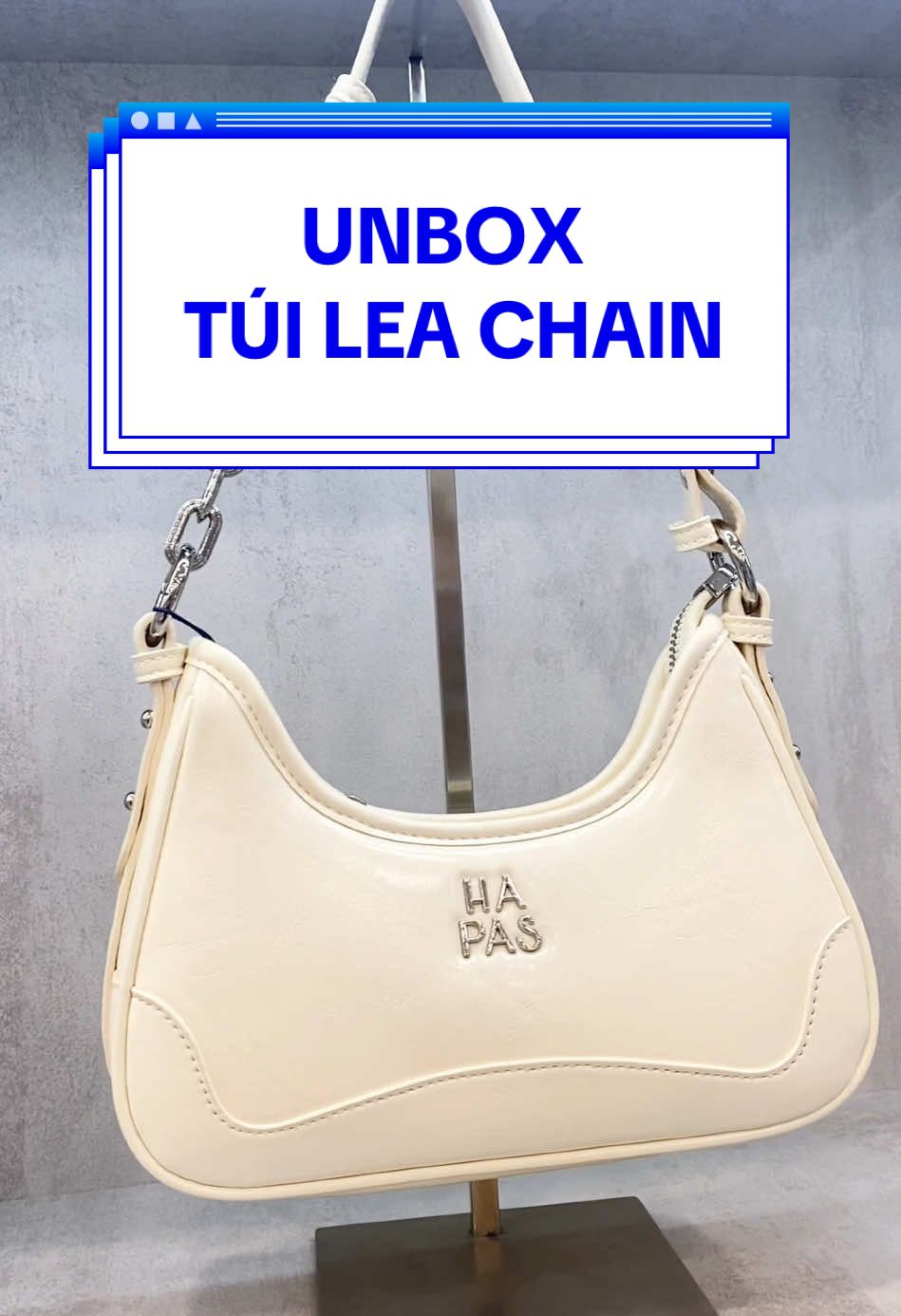 Unbox túi lea chain cùng em nhé. Nhìn em nó mê quá :)) #tuixach #hapas #xh #xuhuong #unboxingvideo #quatang #viral 