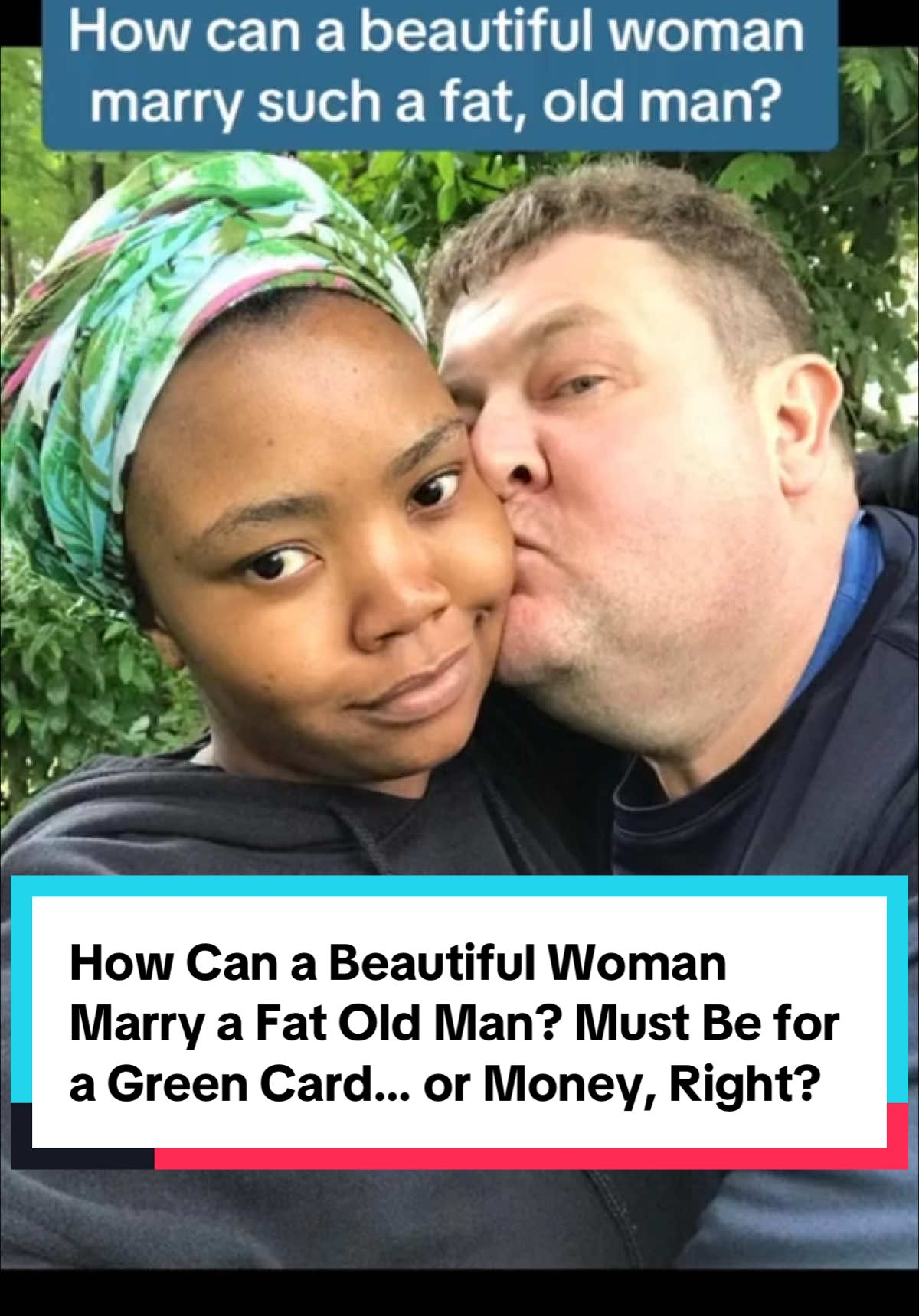 How Can a Beautiful Woman Marry a Fat Old Man? Must Be for a Green Card… or Money, Right? She married me for my… dad jokes and irresistible dance moves, obviously! No green card (we’re not even American) No riches (unless you count emotional support and leftovers) Just love, laughter, and a bit of belly jiggle. #InterracialCoupleHumour #ByeByeFatman #LoveKnowsNoAge #GreenCardWhere #TikTokCouples #MarriedForTheDadJokes #MixedFamilyMagic #TongueInCheek #AgeGapLove #RealLoveStory #FatOldManForTheWin #StillGotTheMoves #LoveIsLove #CrossCulturalMarriage  #onthisday 