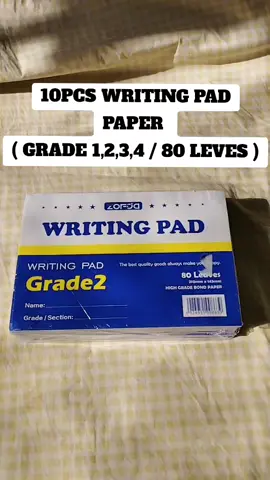 10PCS PADS PAPER PANG MATAGALAN NA PO MGA MOMMY🥰 #moresales #newaffiliate #fyp #tiktokaffiliate #affiliatemarketing #writing #paper 