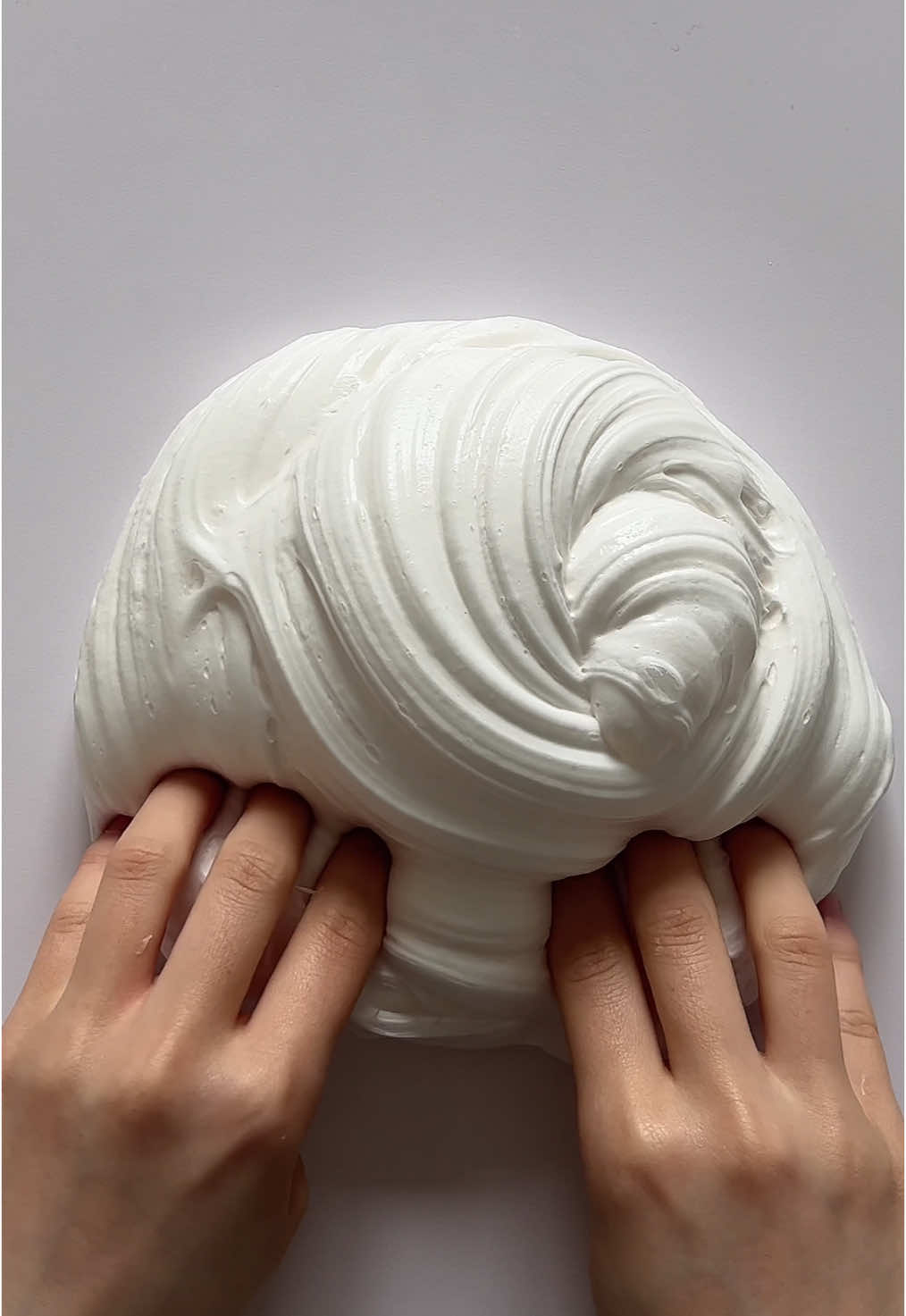 Super fluffy cream🍦폭신쫀득보들통통 다하는 퐁말☁️ #slime #asmr #슬라임 #史莱姆 