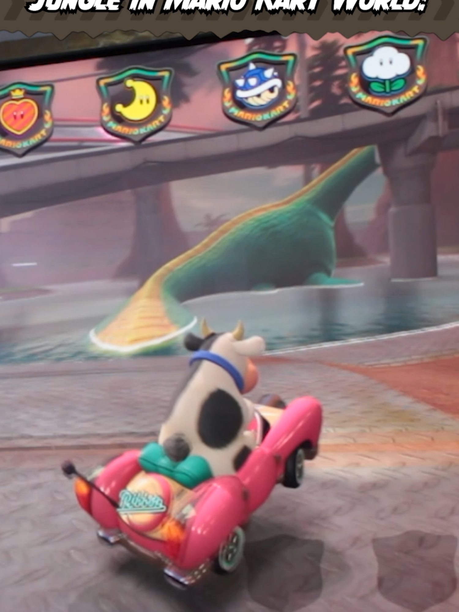 NEW Routes on DINO DINO JUNGLE in Mario Kart World! #mariokartworld  #mariokart  #nintendoswitch2