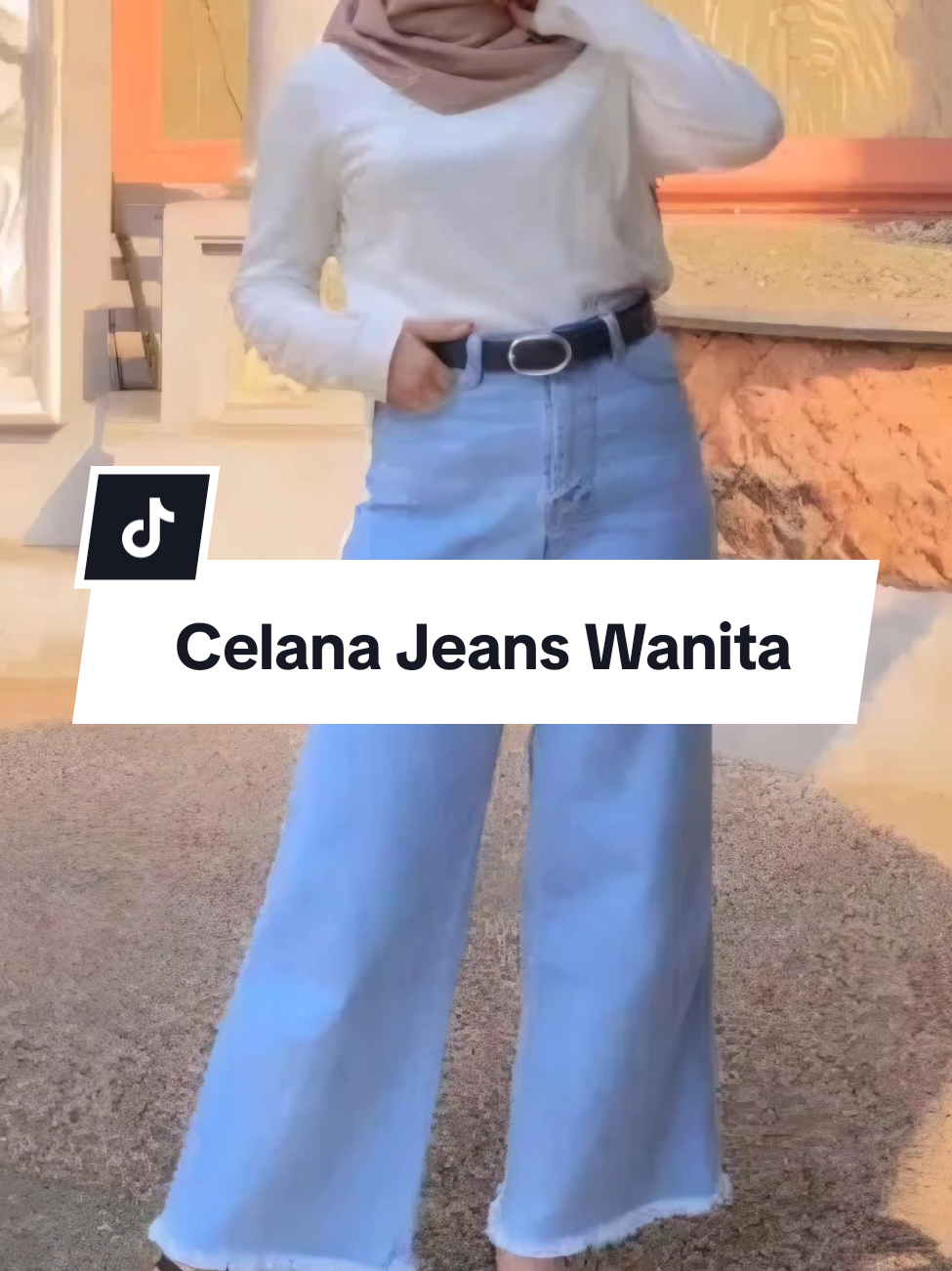 Celana Jeans Wanita Kulot Rawis Polos (Size 27-34) - Jeans Tebal Non Stretch - Boyfriend #celanajeans #celanawanita #celana #celanapolos #kekinian #foryou #xybca #fyp 
