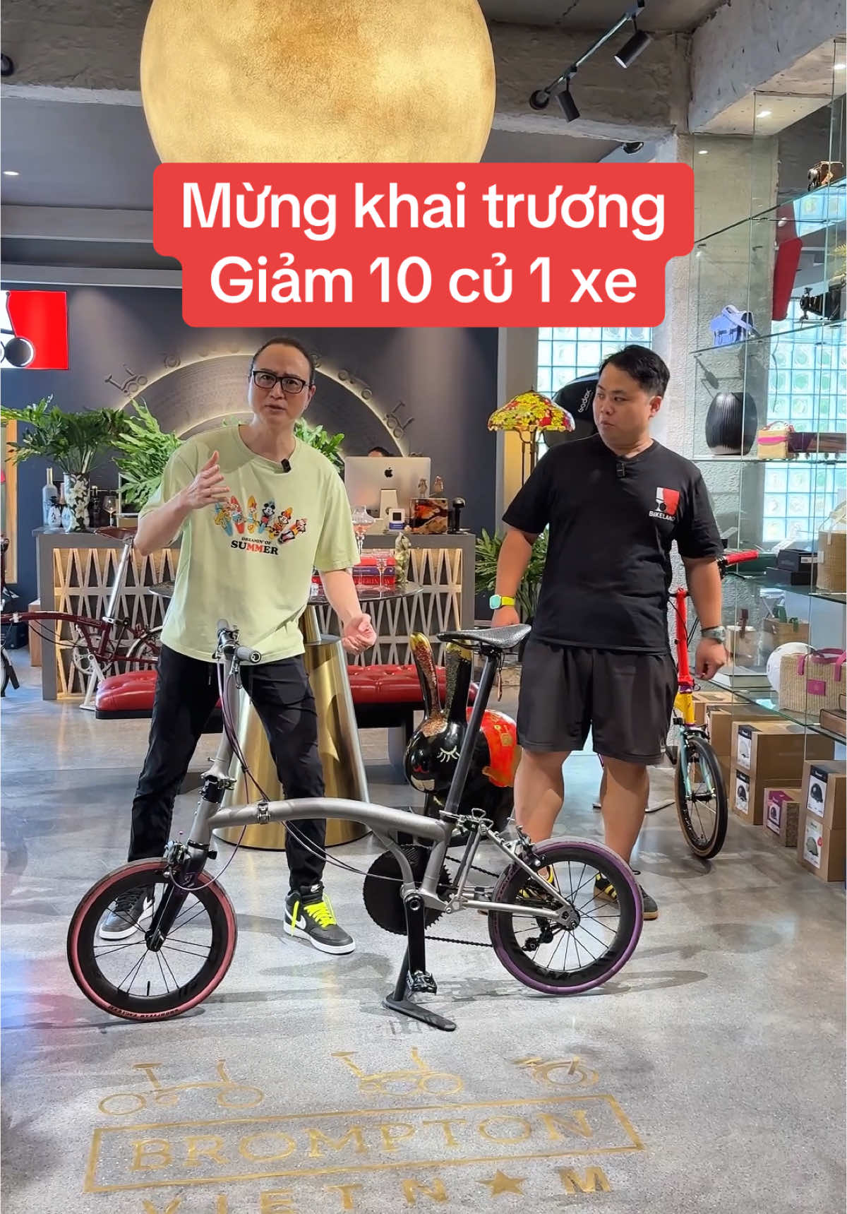 Mừng khai trương CN TPHCM: Trừ 10 củ 1 xe T Line & nhiều km hấp dẫn khác! #LearnOnTikTok #education #thanhcongnghe #bikeland #novagr 