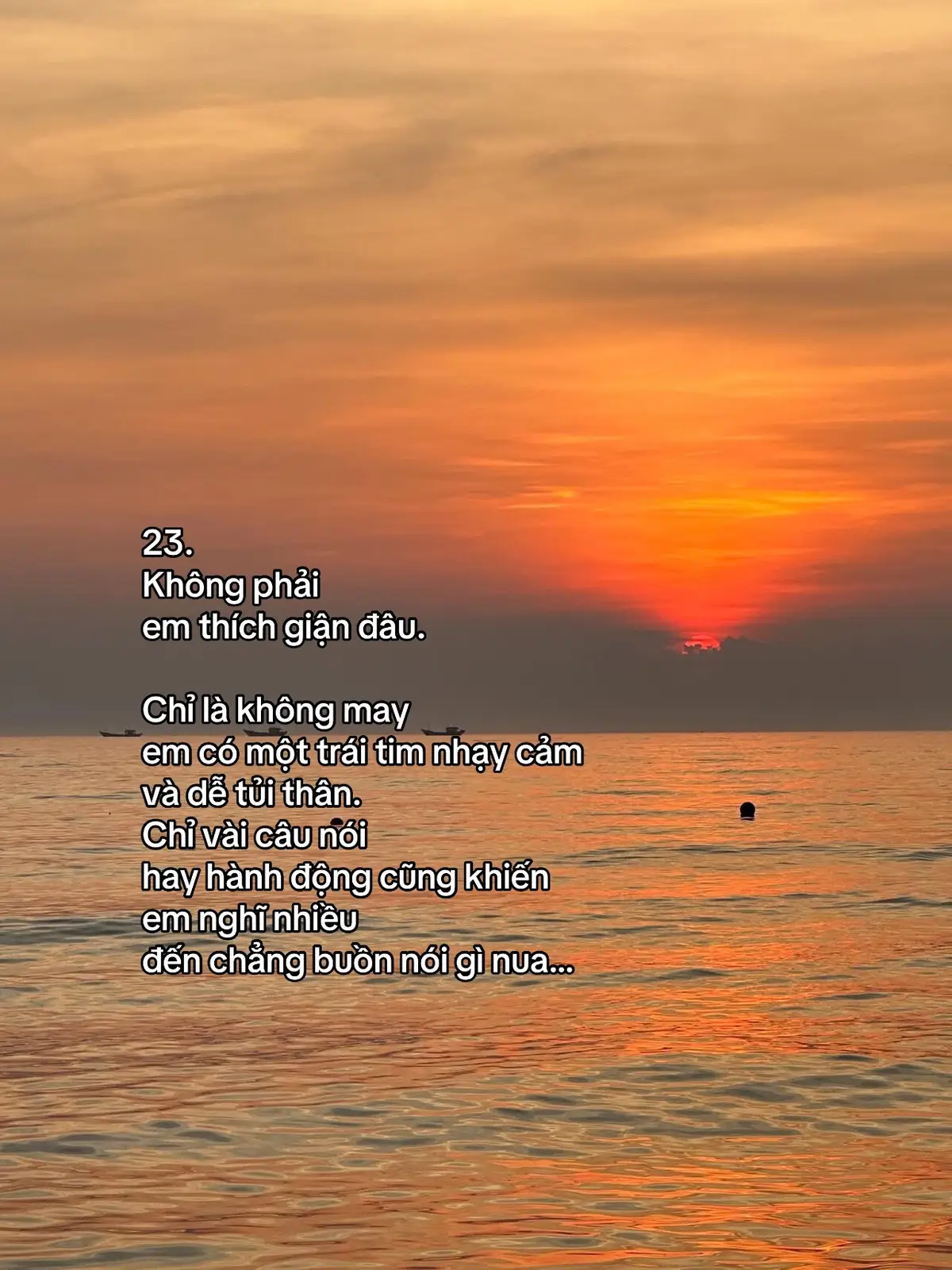 không phải em thích giận đâu…