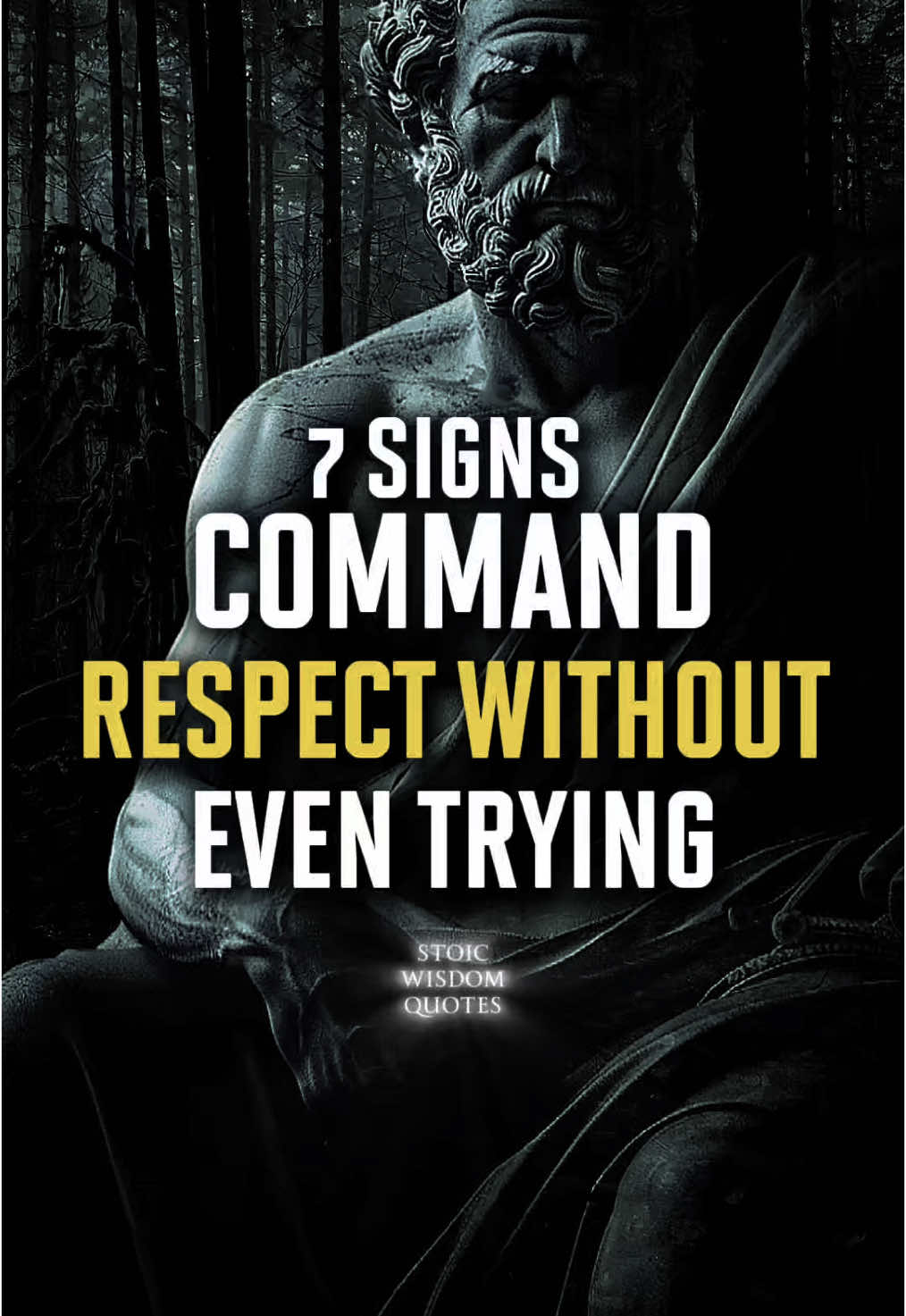 7 Signs You Command Respect Without Even Trying #stoicism #selfdiscipline #confidence #selfrespect 