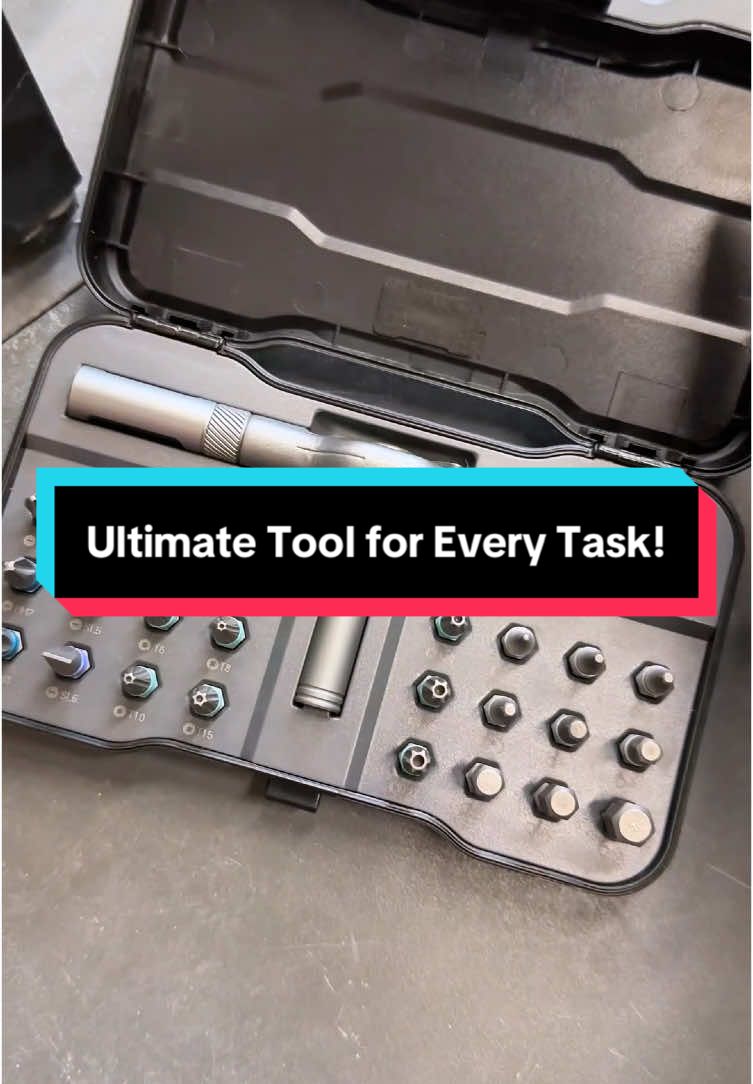 24-in-1 Ratchet Screwdriver – Fix Everything Faster! #DIYEssentials #HomeRepairHack #ToolGadget #FixItAll #HandymanHacks