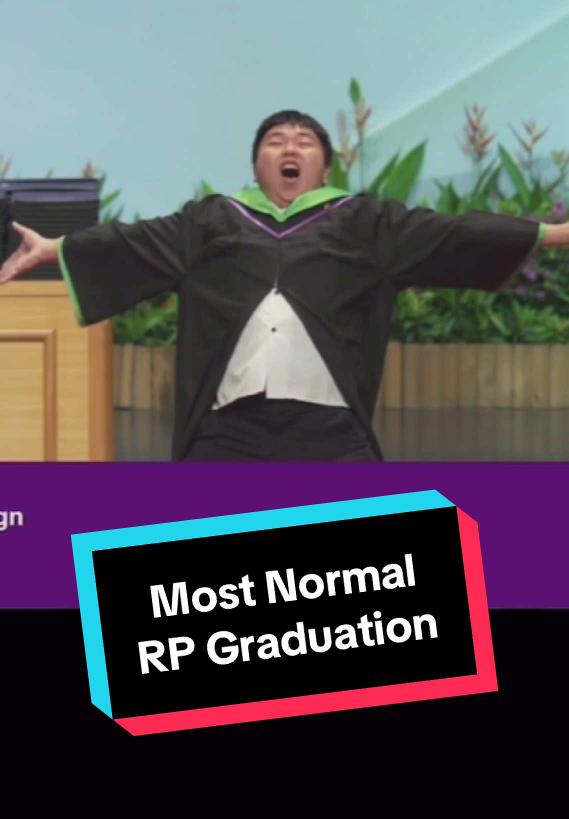 Thank you everyone who have supported me (including the crowd in the video), love you all! #whyrp #expandion #graduation #dance #singapore #sgfyp #sgtiktok #hype #happy #republicpoly 