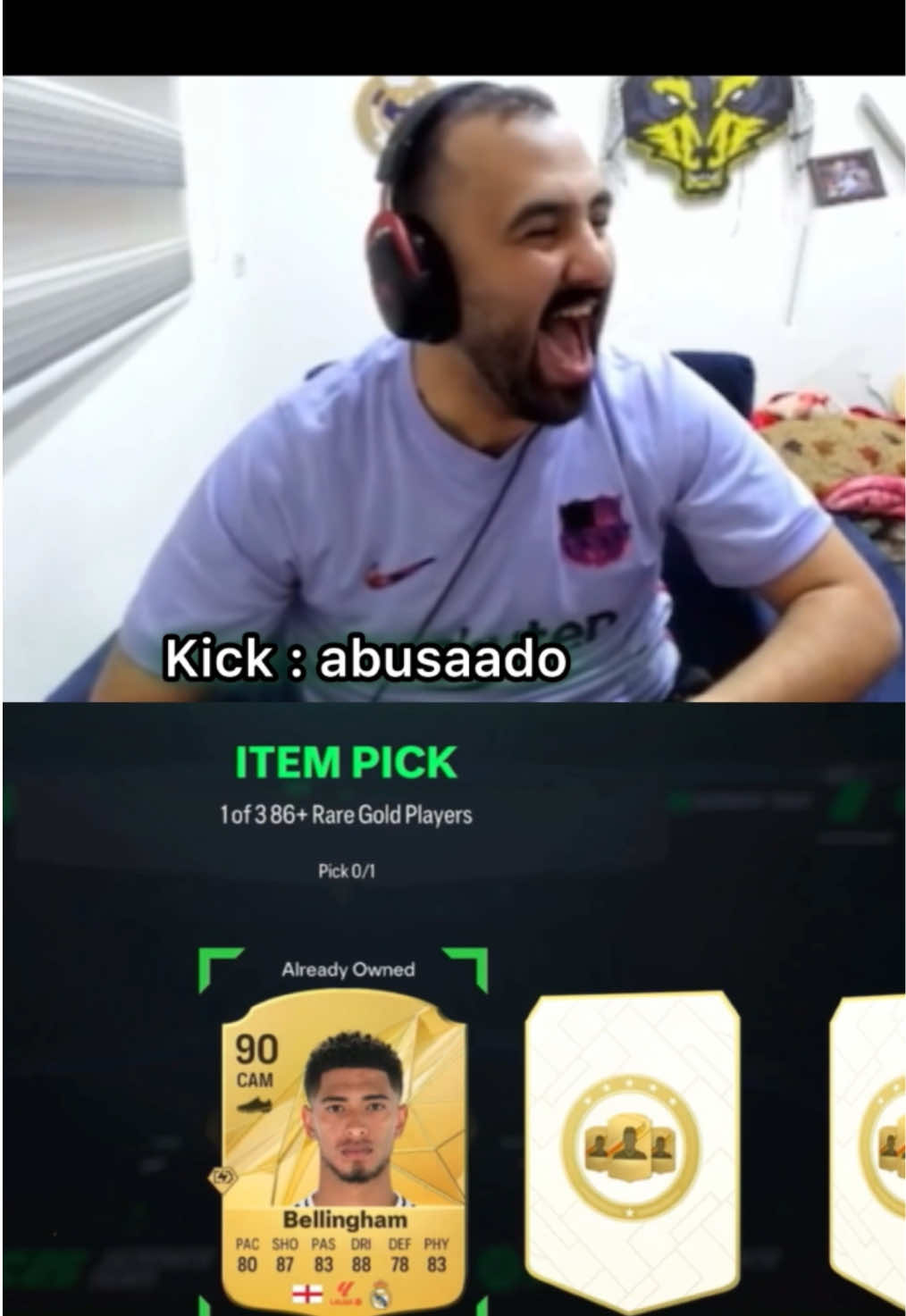 wait for it ☠️😂 #fc25 #ultimateteam #barcelona #yannsommer #intermilan #realmadrid #viral #thewolf #fyp #foryou #فيفا #برشلونة #انتر_ميلان #ريال_مدريد  @Thewolf 