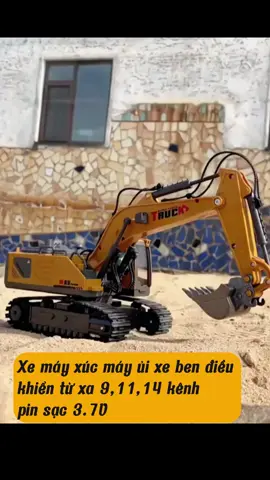Đồ chơi trẻ em, xe máy xúc xe ben máy ủi điều khiển từ xa 9,11,14 kênh. pin sạc 3.7V #dochoithongminhnhatban #dochoitreem #mayxuc