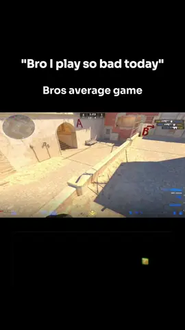 He's just lucky... #cs2 #csgo #counterstrike2 #counterstrike #csgomoments #fyp #fy #relatable 