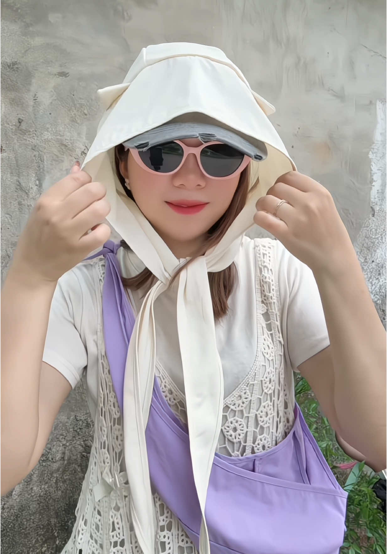 Mũ chống nắng siêu xinh đa di năng nè 
