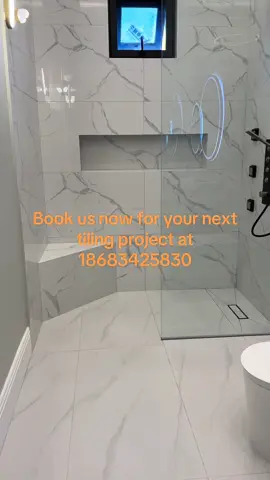 This bathroom is the true definition of modern sophistication 😍😍😍#trinidadtileman #tileman #caribbeantiktokeurs🇭🇹🇬🇾🇹🇹🇸🇷🇯🇲 #fypシ #trini_tiktoks #bathroomdesign #bathroommakeover #bathroom #tileguy 