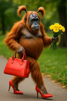 ✨stylish orangutan✨ #trends #monkey #sexy😍🤤😍 #ai #shorts 