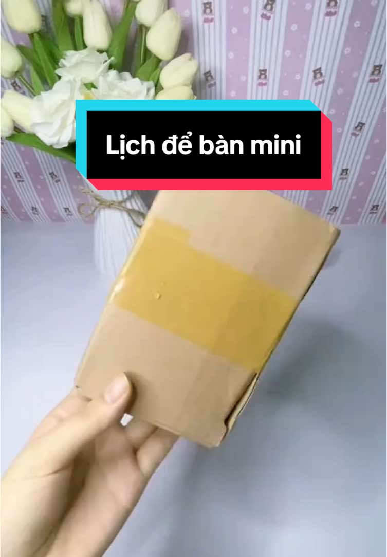 Lịch để bàn mini#lich #trangtriphongngu #trangtriban#tiktok #tiktokxuhuong 