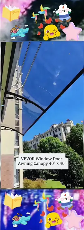 VEVOR WINDOW OR DOOR AWNING CANOPY, 40