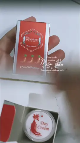 bộ dung thưử mini. kem mặt Red ginseng #xuhuong #xuhuongtiktok 