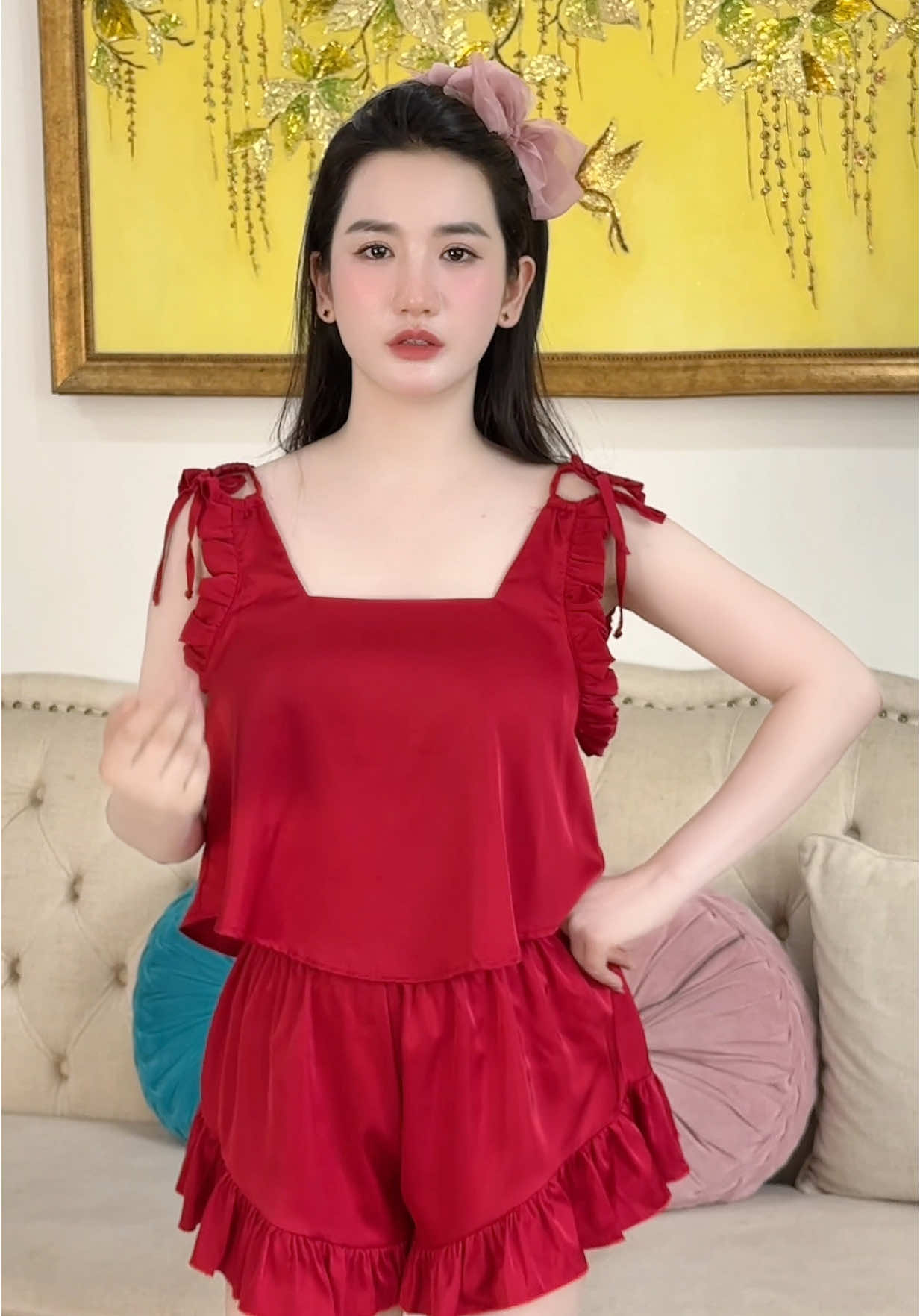 Bộ Ngủ Lụa Xinh Xắn lắm ạ
