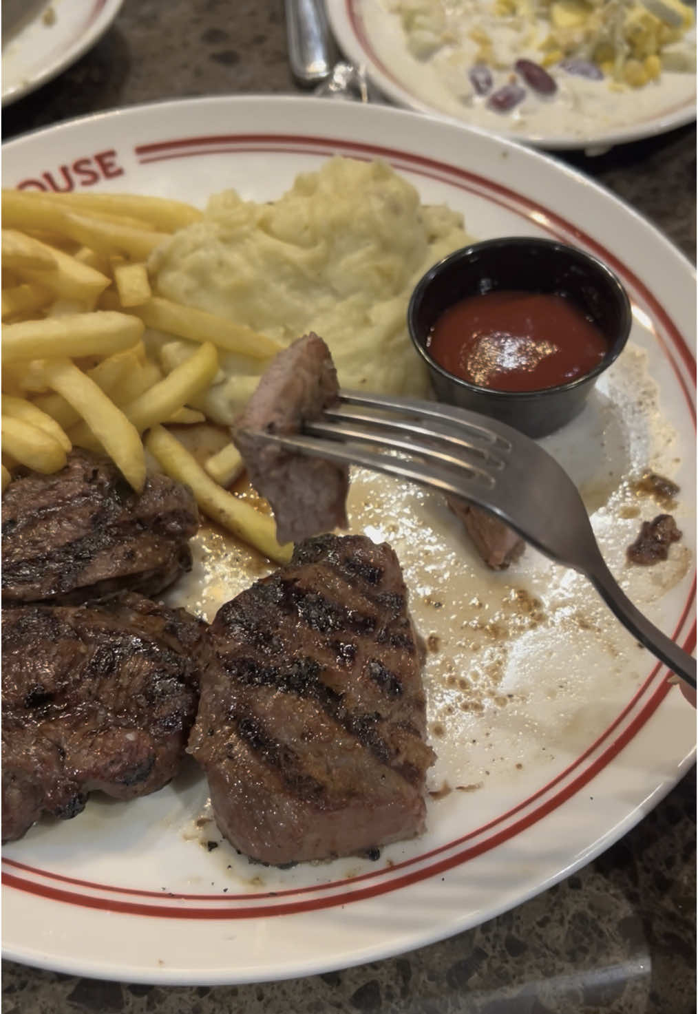 One of the best salad bars i have experienced in Riyadh yet.  And ofcourse Steaks are top notch 🤌  @STEAK HOUSE  #steakhouse #foodreview #beststeaks #foodtiktok #riyadhfood #riyadhfoodies #riyadhtiktokers #explore #fyp #fyppppppppppppppppppppppp #viral #saladbar 