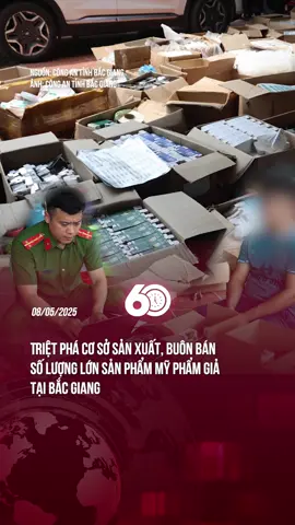 TRIỆT PHÁ CƠ SỞ MỸ PHẨM GIẢ#60giay #theanh28news #theanh28 