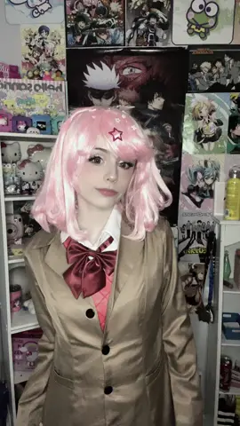 Shhh I’m not chewing on these lyrics shhh no I’m not #fyp #cosplay #ddlc #natsuki 