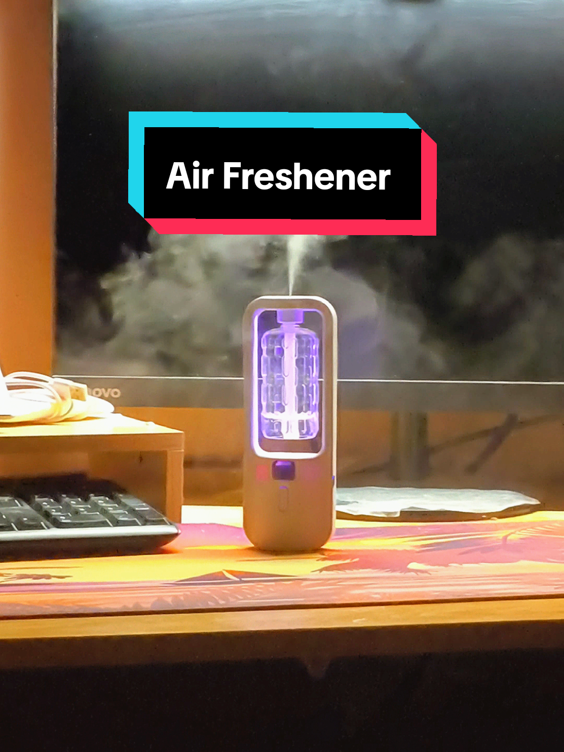 Rechargeable Diffuser Humidifier | Feels just like stepping into a luxury hotel room — fresh, clean, and relaxing! #airfreshener #roomhumidifier #roomfreshener #roomairfreshener 