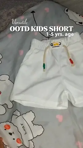 Kids Short!! magandang pang OOTD😍 80+ pesos lang yarn‼️ #whiteshortsforkids #boysshort #babyshorts #kidsshorts #shortforkids #unisexkidshorts #archeltiktokshop 