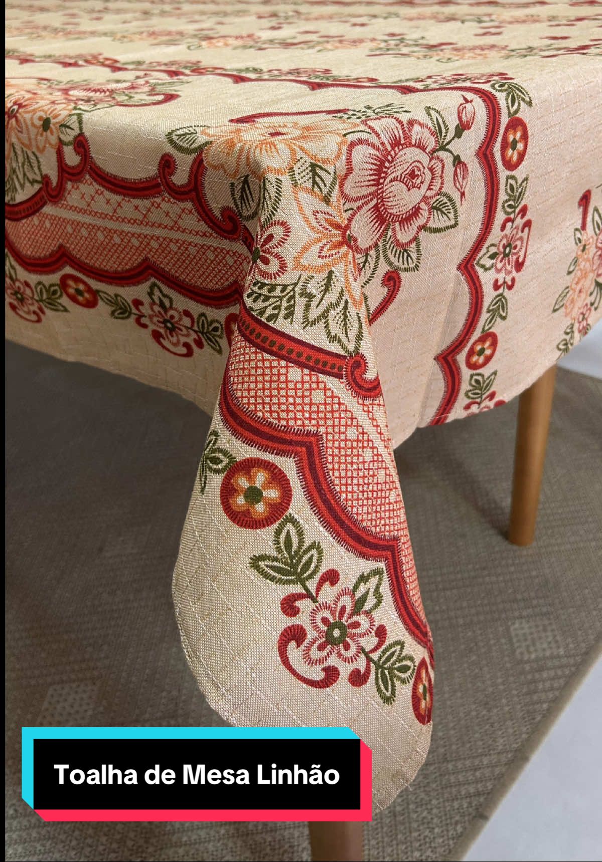 Toalha de Mesa Linhão Grossa para 4, 6 e 8 Lugares Dimensões: 4 Lugares: 1,40m x 1,40m 6 Lugares: 1,40m x 2,10m 8 Lugares: 1,40m x 2,40m #homedecor #decor #decoracao #mesa #mesaposta 