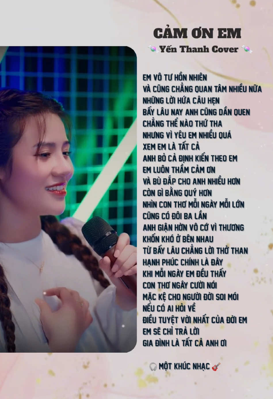 CẢM ƠN EM  #camonem #yenthanh #xh #fvpシ #nhaccover #lofi_lyrics 