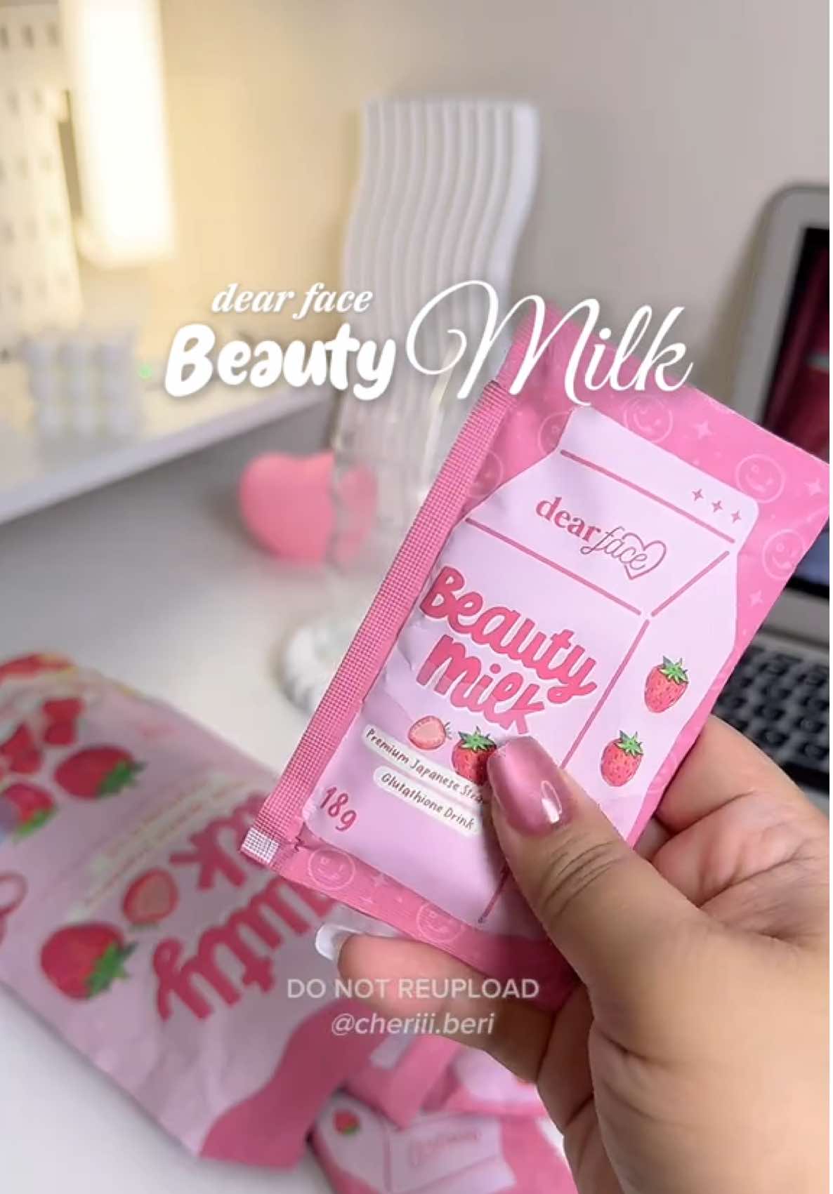Packed with Skin Benefits! —Try nyo, ang sarap pa! Include drinking Beauty Milk in your daily routine.👌 #beautymilk #wellnes #wellnessdrink #dearface #dearfacebeautymilk #mustbuy #viralproducts 
