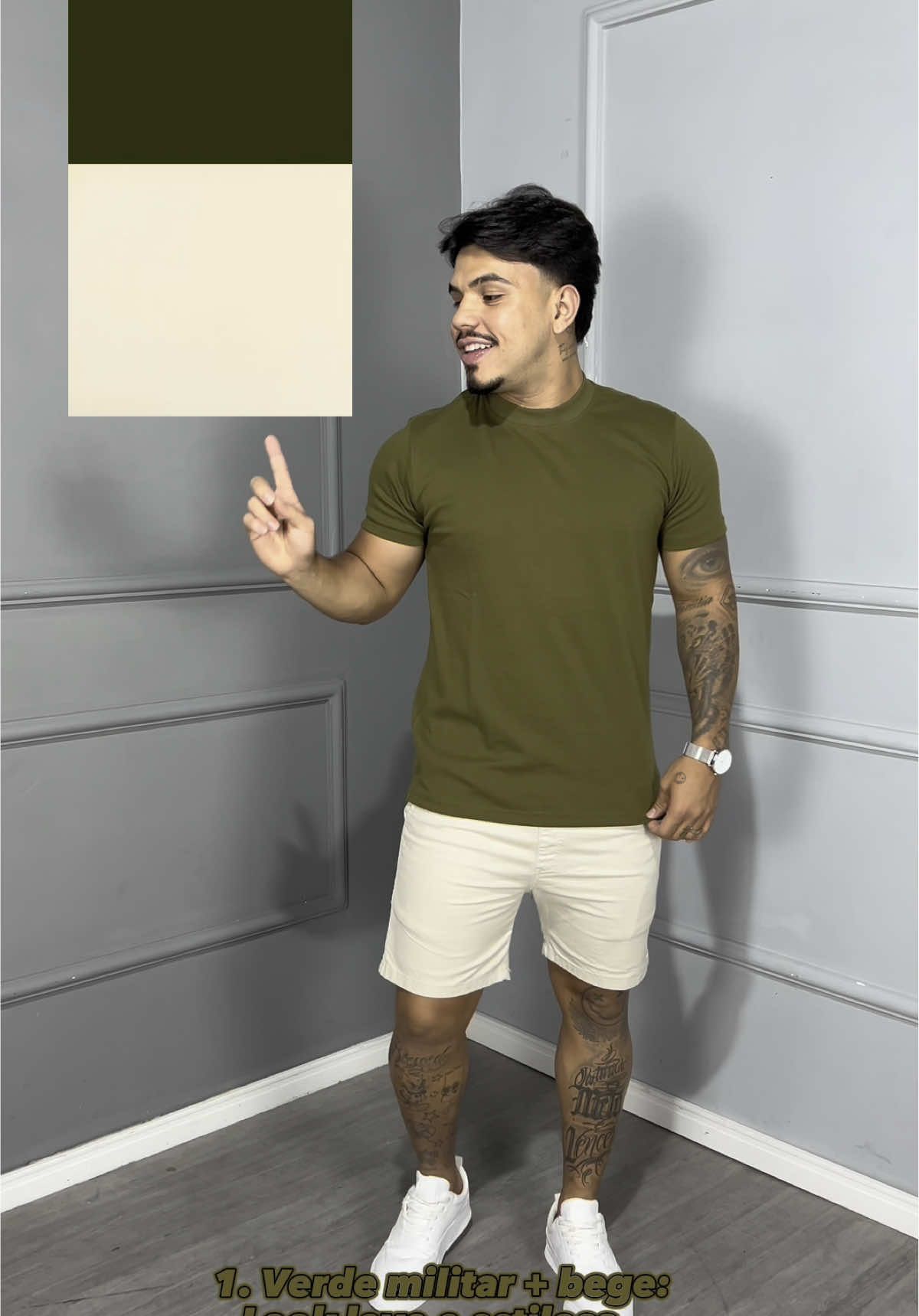 ESTILO E ATITUDE NO PONTO CERTO .  As combinações com camisas gola média e short de sarja acima do joelho são a cara do homem que sabe se vestir bem, sem exageros. peças versáteis, modernas e acessíveis que valorizam seu visual no dia a dia. ⚡ Menos complicação, mais presença e estilo. Com o look certo, você transmite confiança sem esforço — sem gastar demais por isso. 🔗 Curte conteúdo de moda masculina real e acessível? Segue a gente no Insta — Link na BIO. 💬 Se curtir alguma peça, chama no WhatsApp. 88 99853-8761  88 99864-9696 A gente troca ideia e te ajuda a encontrar algo no seu estilo. #roupasmasculinas #look #tendencia #videoviral #lojaderoupas #moda 